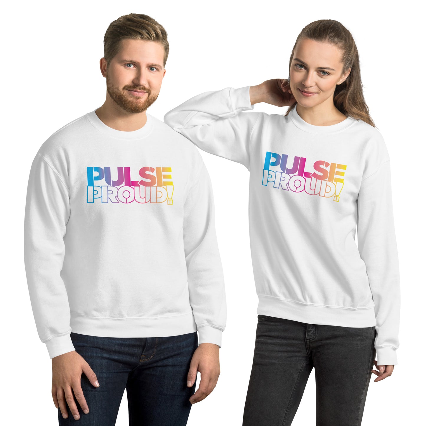 Unisex Sweatshirt - Pulse Proud 3 color