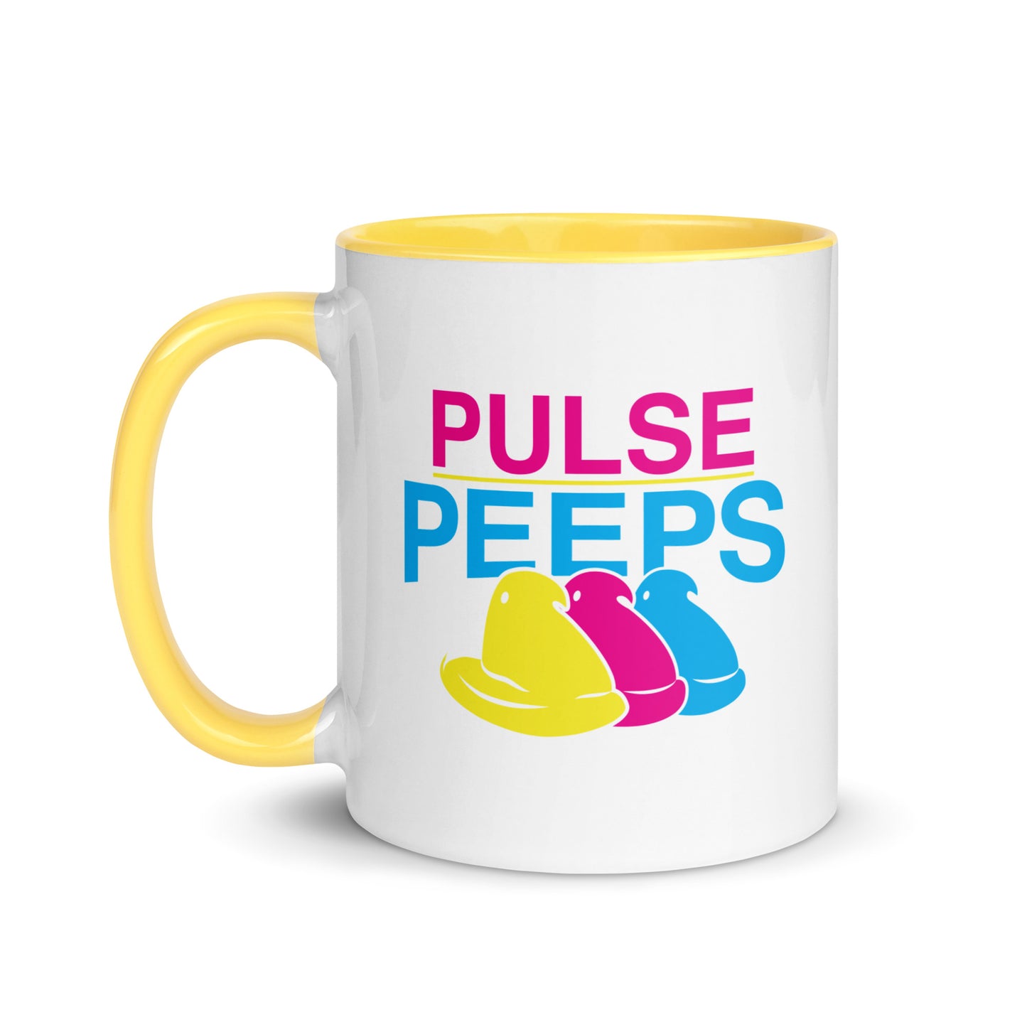 Mug with Color Inside - Pulse Peeps Art